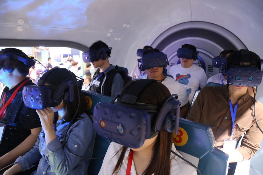主打VR主题乐园深海探险VR设备首次应用Vive Pro