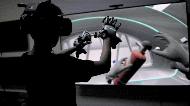 Dexmo允许用户在VR虚拟世界中使用自己的双手体验到拟真的触感反馈