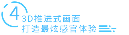 3D推进式画面，打造最炫酷感官体验