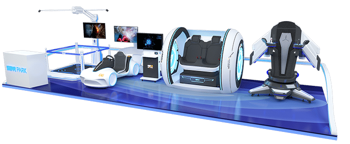 乐客VR加盟联营店面效果图