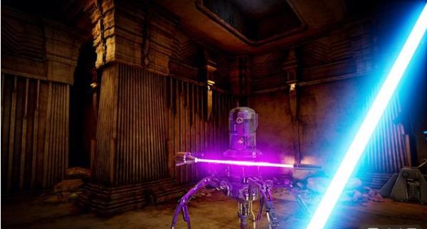 线下VR版本的《Lightsaber Dojo》